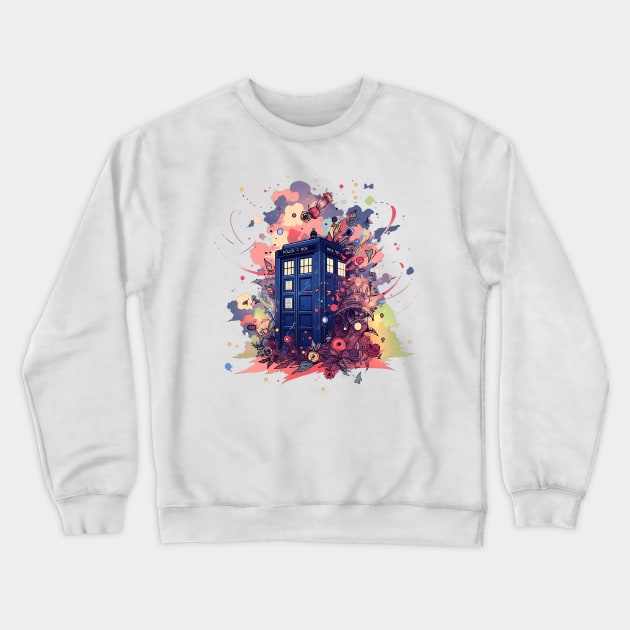 dr who Crewneck Sweatshirt by a cat cooking